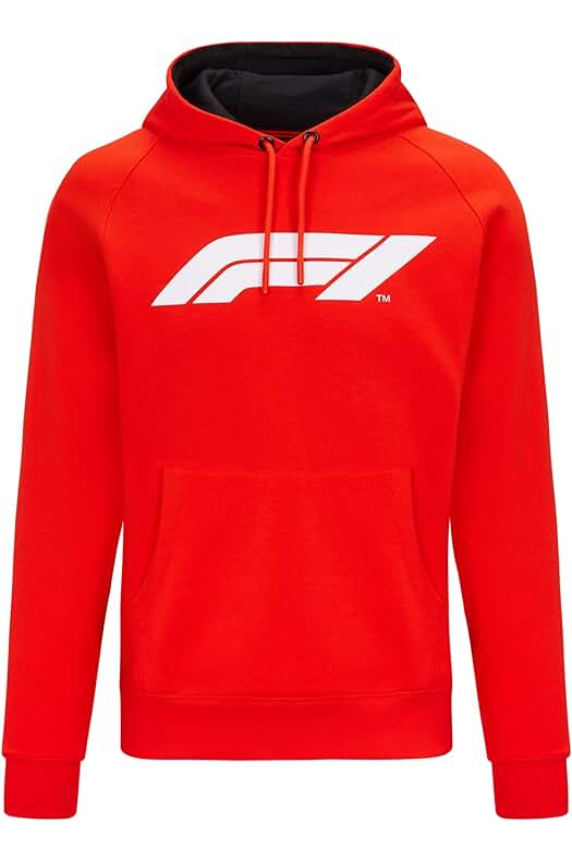 Sudadera con capucha oficial Fórmula 1 - Rojo - Talla XS - Fuel For Fans.