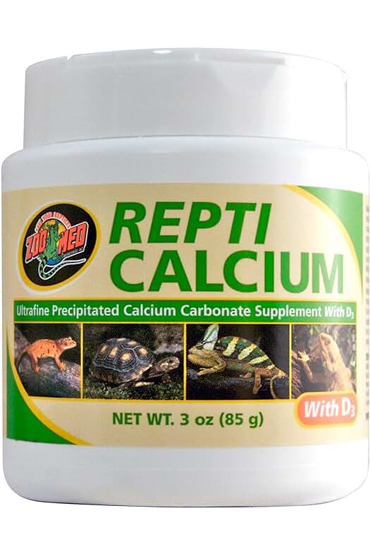 Suplemento de Carbonato de Calcio para Reptiles y Anfibios de Zoo Med