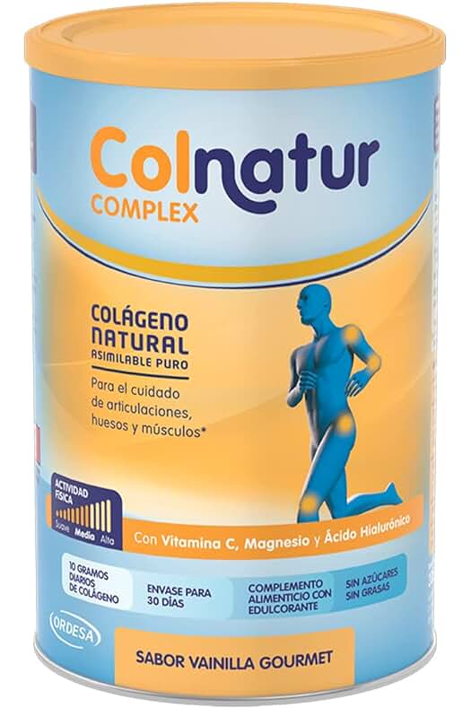 Suplemento de colágeno y magnesio para mejorar la salud de tus músculos y articulaciones.
