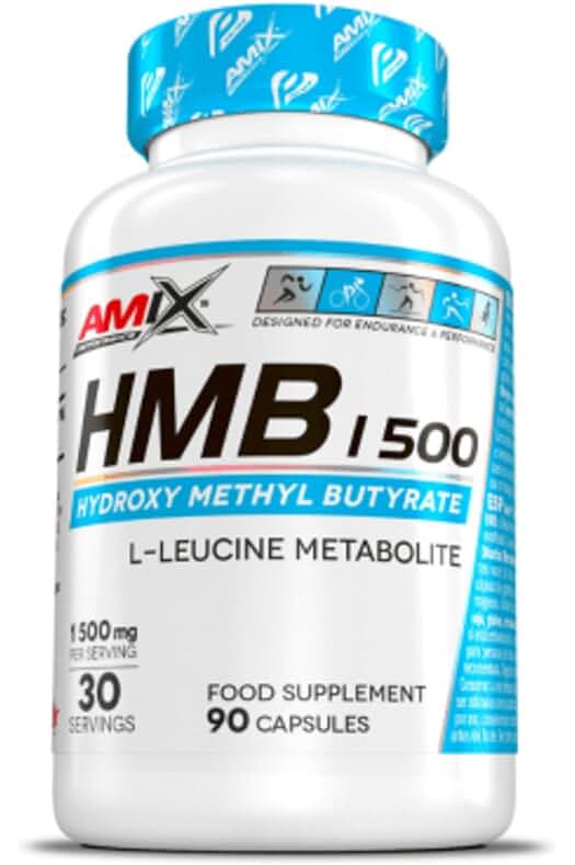 Suplemento de HMB 1500 - Mejora la Recuperación Muscular - Nutrición Deportiva - 90 Cápsulas