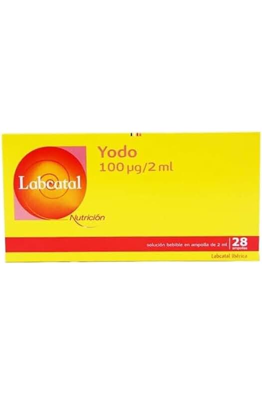 Suplemento de Iodo 28 para una nutrición óptima y saludable en formato de ampollas de 2 ml.