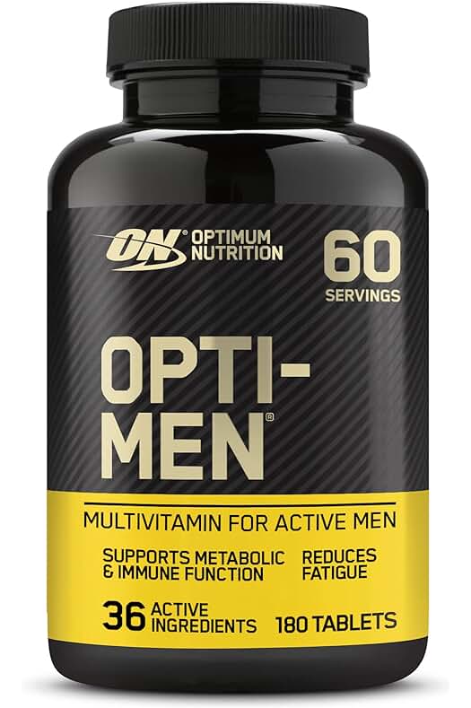 Suplemento Multivitamínico Esencial para Hombres: Completo en Nutrientes y Aminoácidos, 180 Cápsulas.