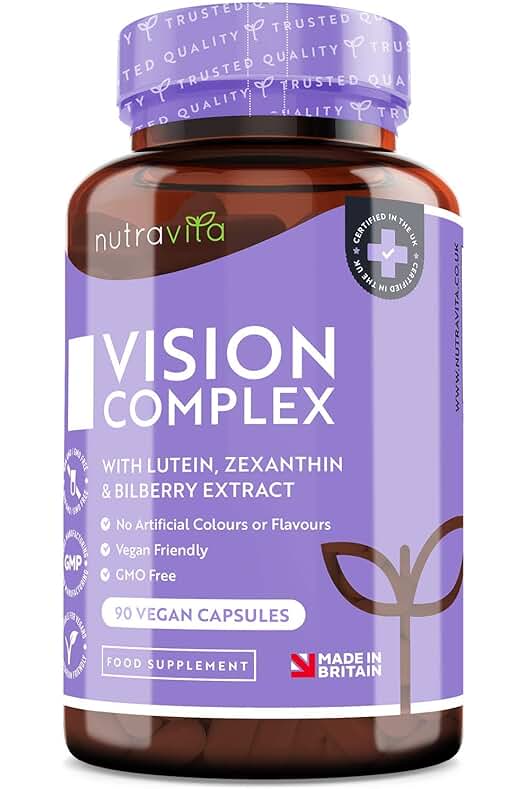 Suplemento natural de luteína para los ojos - Mejora la salud ocular de forma natural.
