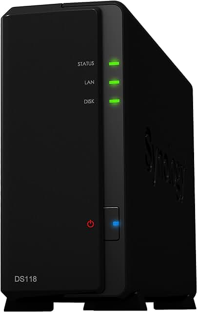 Synology DS118: Potente y compacto NAS para almacenamiento y respaldo de datos