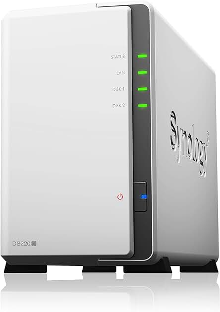Synology NAS Drive DS220J - 4TB Storage with IronWolf Drives & Data Recovery Services