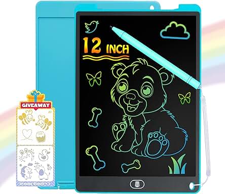Tableta de escritura LCD de 12 pulgadas: la solución perfecta para tomar notas y dibujar.