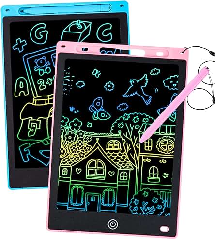 Tableta de Escritura LCD para Niños: Tablero de Dibujo Creativo con Lápiz y Pantalla Colorida