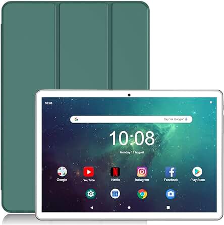Tableta LULUGTI Android 11 de 10 Pulgadas con Google GMS | WiFi | 4GB RAM+64GB ROM