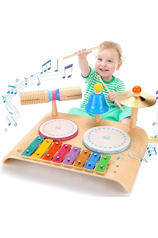 Tambor Musical para Niños: Diviértete y Aprende con este Juguete de Percusión