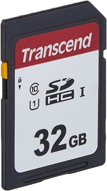Tarjeta de memoria SD de 32GB Transcend TS32GSDC300S-E - Alta velocidad de lectura de hasta 95 MB/s