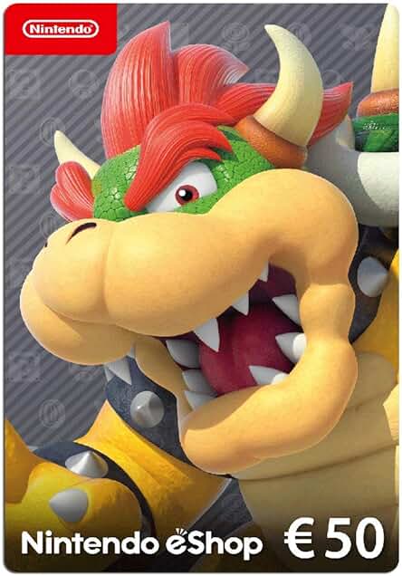 Tarjeta de regalo Nintendo eShop de 50€ | Descarga en código (EU) | Switch