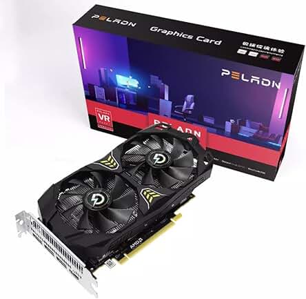 Tarjeta gráfica AMD Radeon RX 580 8GB: rendimiento superior para juegos y edición de video.
