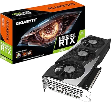 Tarjeta gráfica Gigabyte GeForce RTX 3060 GAMING OC V2 - Potencia y rendimiento avanzados.
