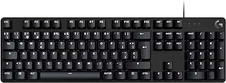 Teclado Mecánico Gaming Logitech G413 SE - Retroiluminado, Interruptores Táctiles, Anti-Ghosting - Negro