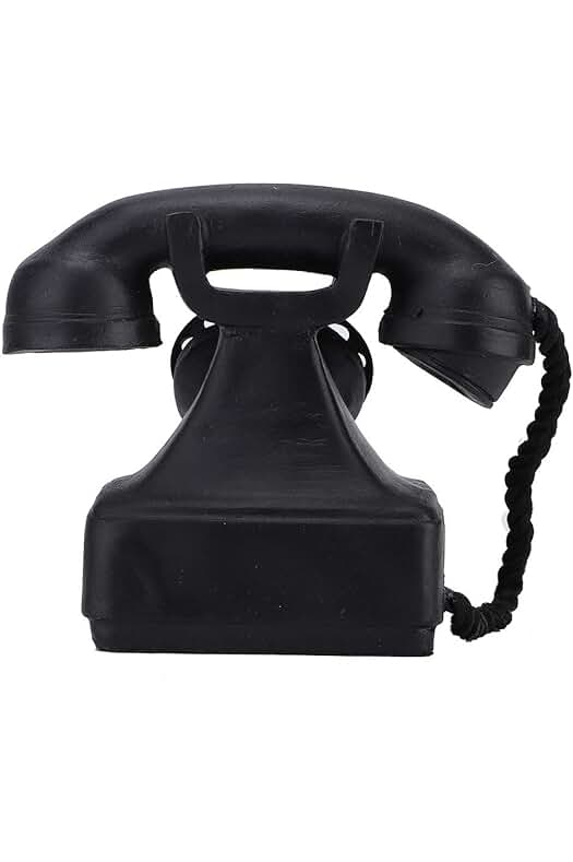 Teléfono fijo vintage GPO 746 para decoración retro en hogares, cafeterías y sesiones de fotos cosplay.