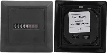 Temporizador digital de alta precisión para maquinaria y vehículos de construcción, 220-240 V CA 50 Hz