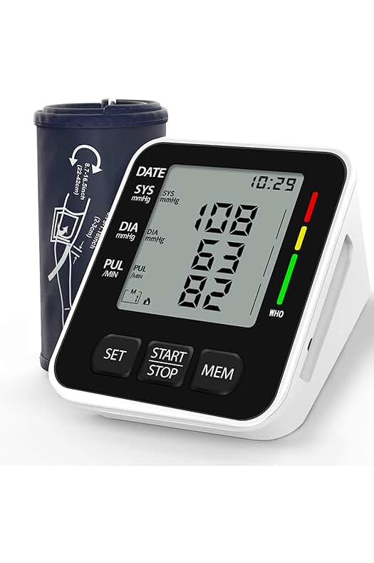 Tensiómetro de Brazo Digital con Pantalla LCD y Monitoreo de Arritmia - Negro