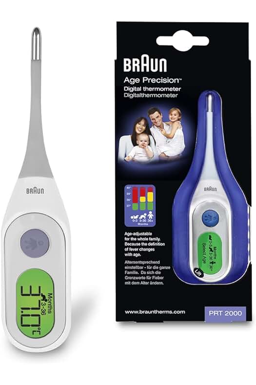 Termómetro digital Braun con Age Precision: precisión y confiabilidad en la medición