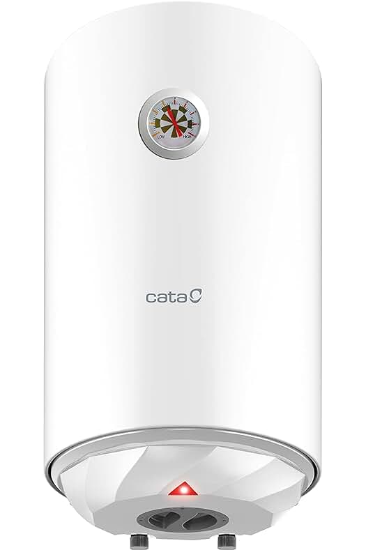 Termo eléctrico Cata de 30 litros con esmalte de titanio vitrificado y superaislamiento.