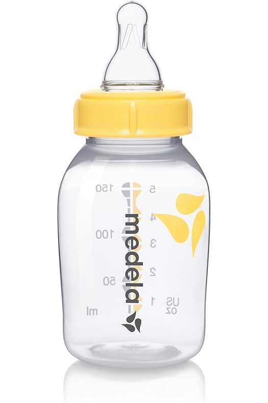 Tetina de flujo lento para alimentar y almacenar leche materna sin BPA de Medela