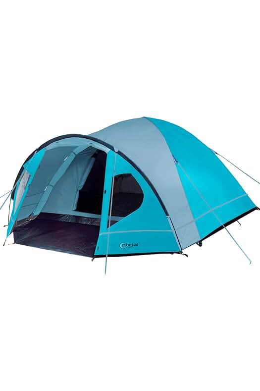 Tienda de campaña familiar impermeable para camping, viajes y jardín - PORTAL 3-4 personas