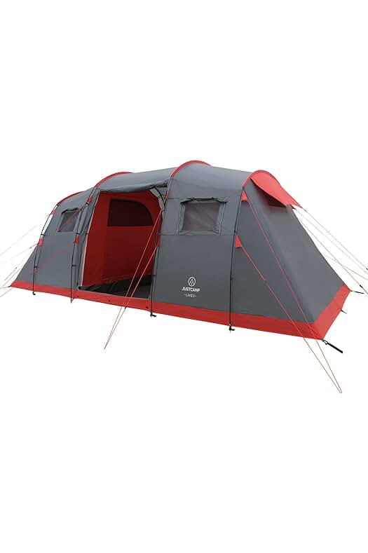 Tienda de campaña familiar Justcamp Lake 6 para 6 personas (560 x 230 x 200 cm)