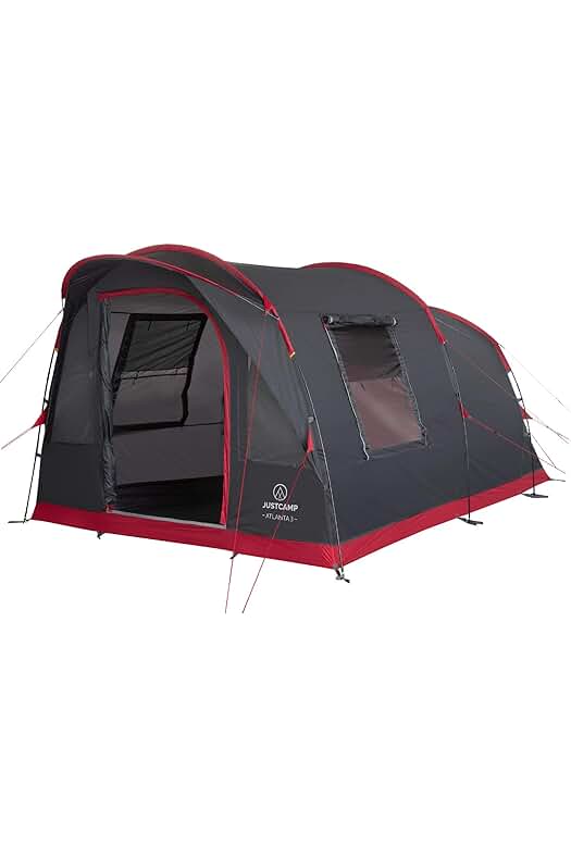 Tienda de camping familiar para 3, 5 y 7 personas con túnel, toldo y piso incluidos.