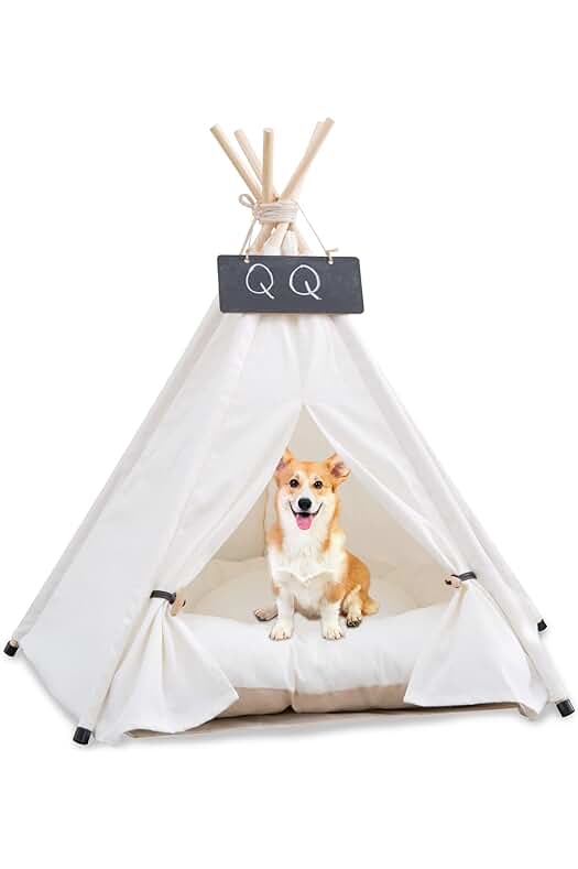 Tienda Tipi para Mascotas: Cómodo refugio para perros y gatos con diseño moderno.