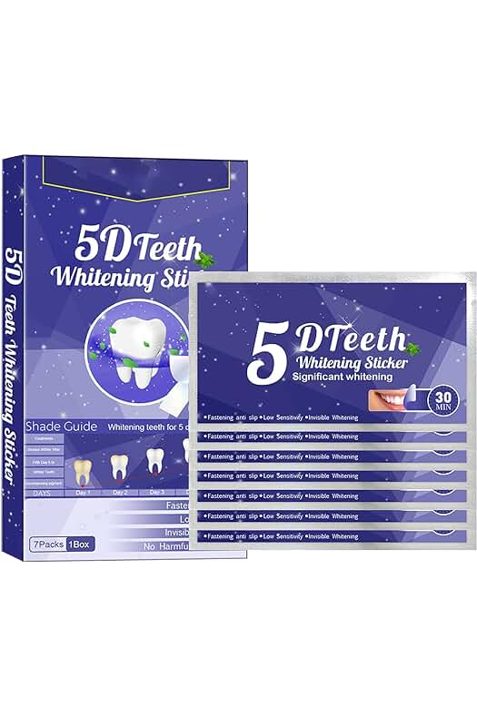 Tiras de Blanqueamiento Dental Natural - Eliminación de Manchas de Dientes de Forma Profesional.
