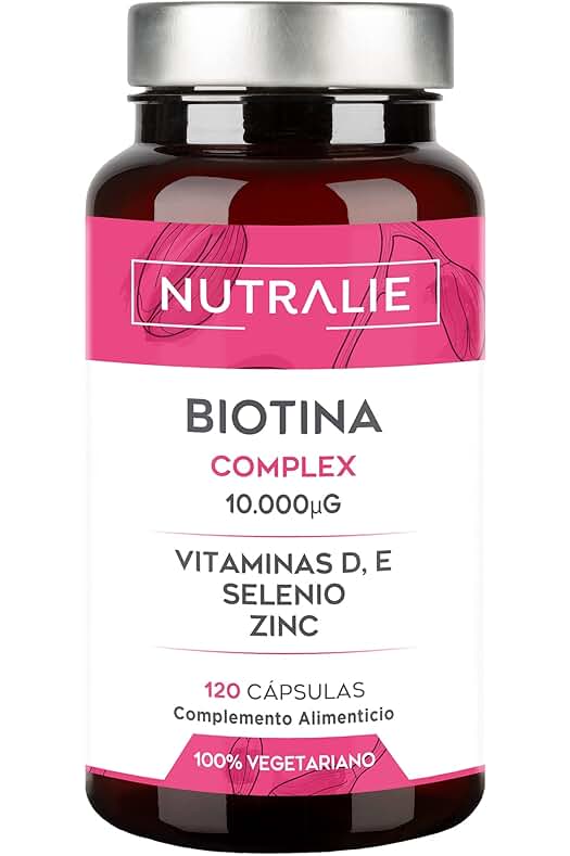 Tónico Capilar Forte - Potente Fórmula con Biotina 10.000mcg para Cabello, Piel y Uñas