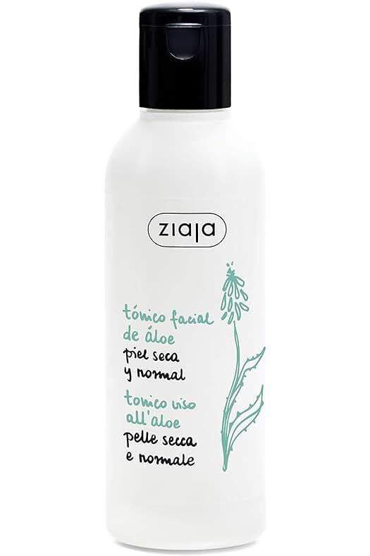 Tónico facial de aloe Ziaja para una piel hidratada y refrescante de 200 ml
