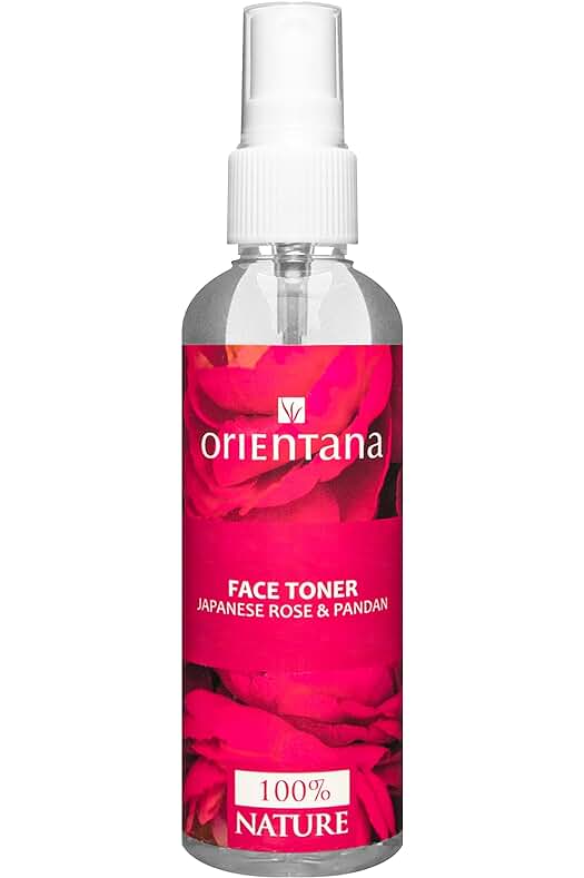 Tónico Facial Natural Orientana - Rosa Japonesa & Pandan | Aloe Vera sin alcohol - Hidratante Vegano