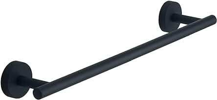 Toallero Gedy G-Osaka de 35 cm en color negro, con garantía de 10 años.