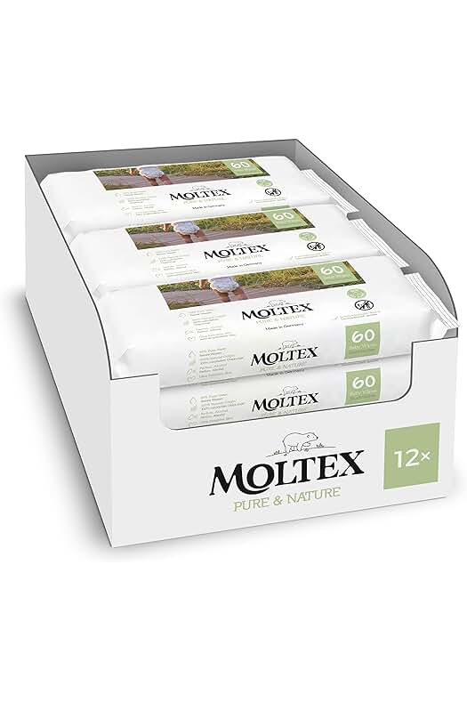 Toallitas para bebé Moltex Pure & Nature: La mejor opción para cuidar de tu bebé.