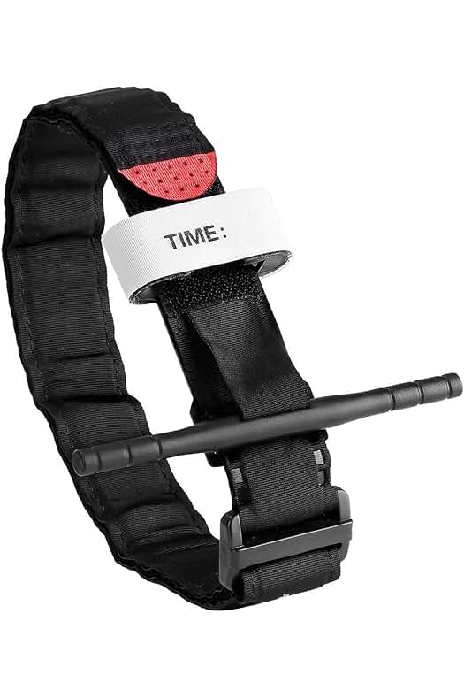 Torniquete táctico - Equipo de emergencia médica de combate para aplicaciones rápidas y precisas.