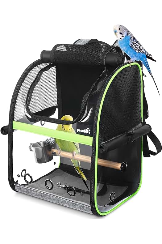 Transportin plegable para pájaros: cómodo y seguro transporte para tus loros en cualquier situación.