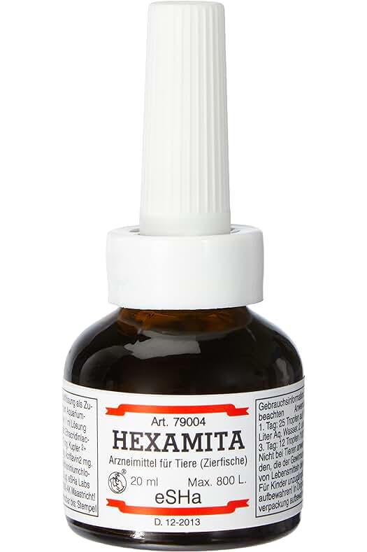 Tratamiento efectivo para la Hexamita en acuarios: Higiene y salud en solo 20 ml