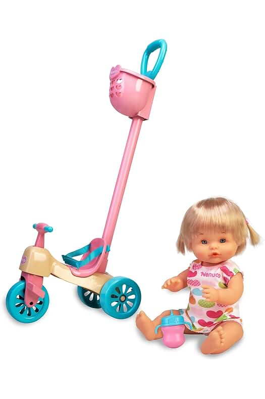 Triciclo Nenuco - Juguete con muñeco y accesorios para niños de 3 años.