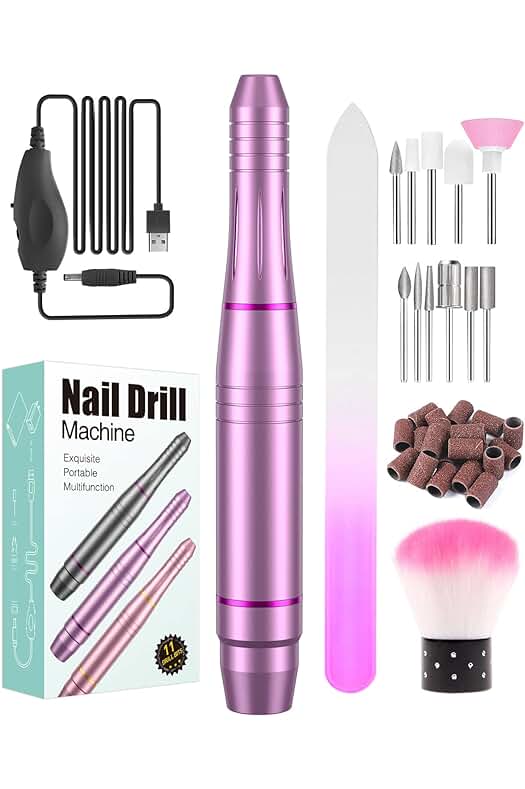Título optimizado: Kit de Torno para Uñas Profesional, Potente y Seguro, 11 en 1, Velocidad Ajustable