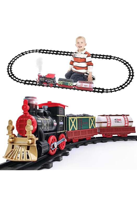 Título optimizado: Tren Juguete para Niños: Clásico, Eléctrico y Divertido para Juegos Ferroviarios