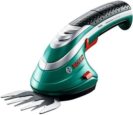Tijeras de jardín Bosch ISIO - Potentes cortacéspedes eléctricos con batería recargable.