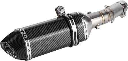 Tubo Medio de Escape Silenciador Deslizante para Honda CBR500R CB500F CB500X