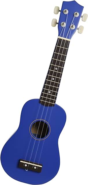 Ukulele soprano Navarrez NV23, color azul - El instrumento perfecto para tus melodías alegres.