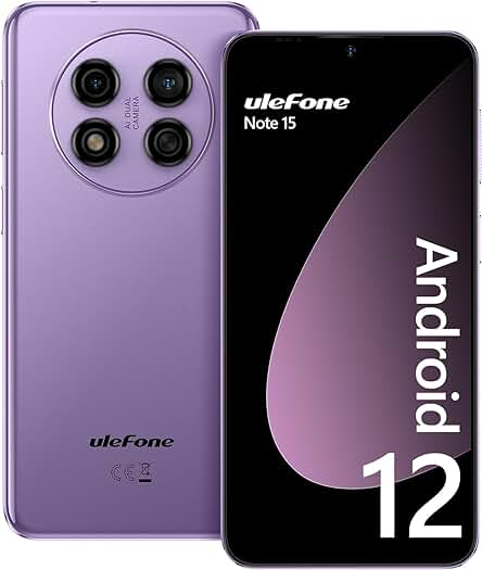 Ulefone Note 15 (2023) - Teléfono Móvil Android de última generación con gran capacidad de almacenamiento.