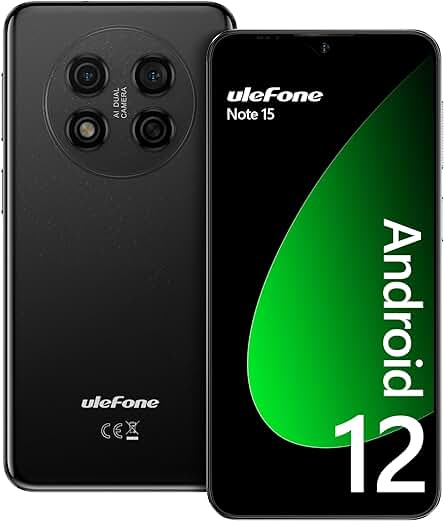 Ulefone Note 15 - Teléfono Móvil Android 12, 5GB RAM, 32GB ROM, 6,21 FHD+