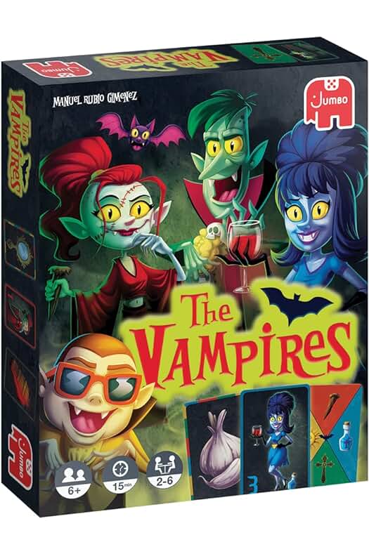 Vamps: Divertido juego de cartas familiar para disfrutar en casa con niños mayores de 6 años.