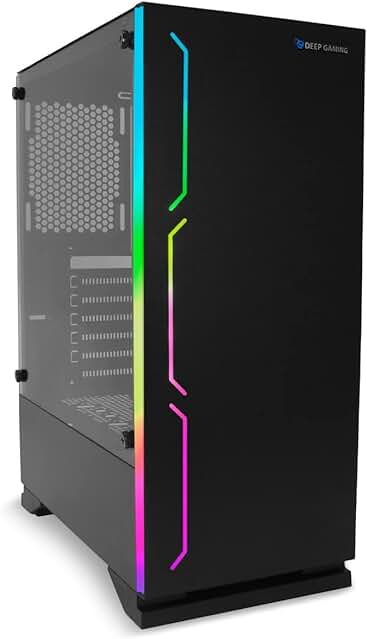 VANT DeepGaming A232 - Caja de PC Gaming con diseño elegante y gran capacidad de refrigeración