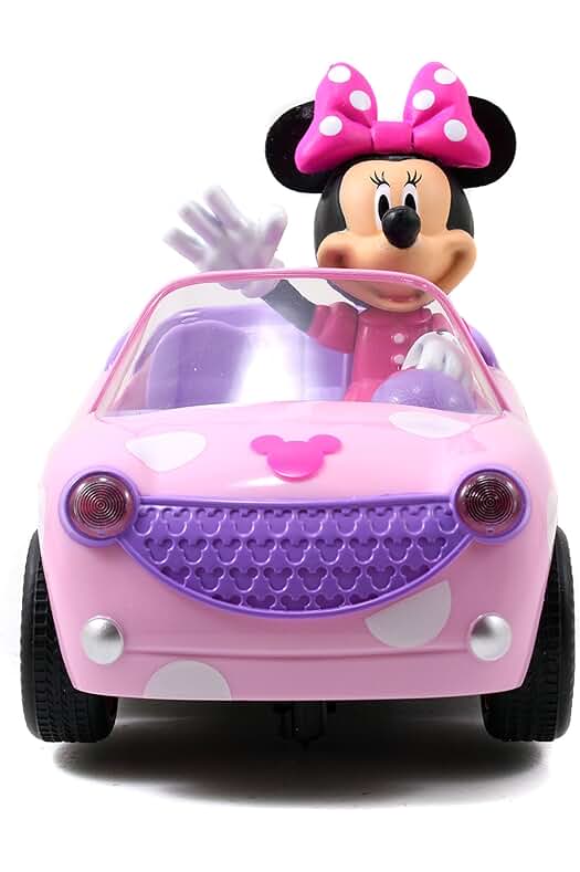 Vehículo radiocontrol Minnie Roadster: la diversión sobre ruedas para niños a partir de 3 años.