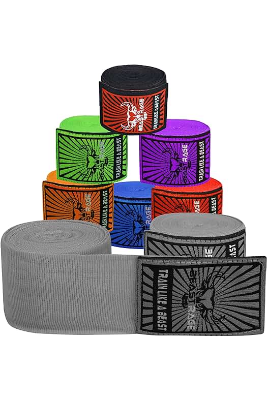 Vendas de boxeo para hombre: Protección y soporte para artes marciales y deportes de combate.