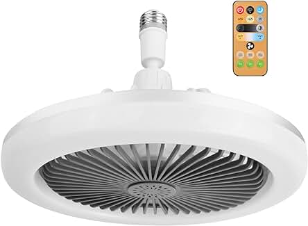 Ventilador de Techo Moderno con Luz LED Regulable y Control Remoto de 3 Velocidades.